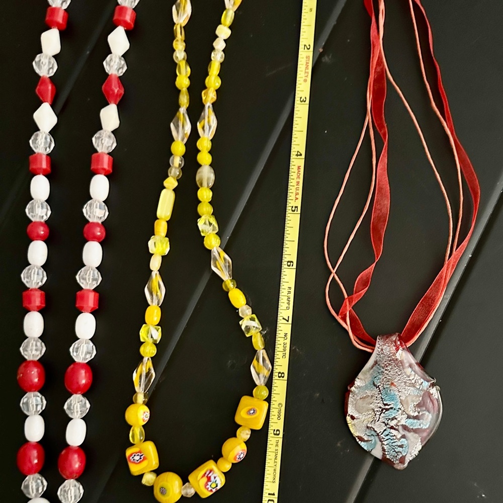 Colorful Beaded Necklace Set - Picture 7 of 7